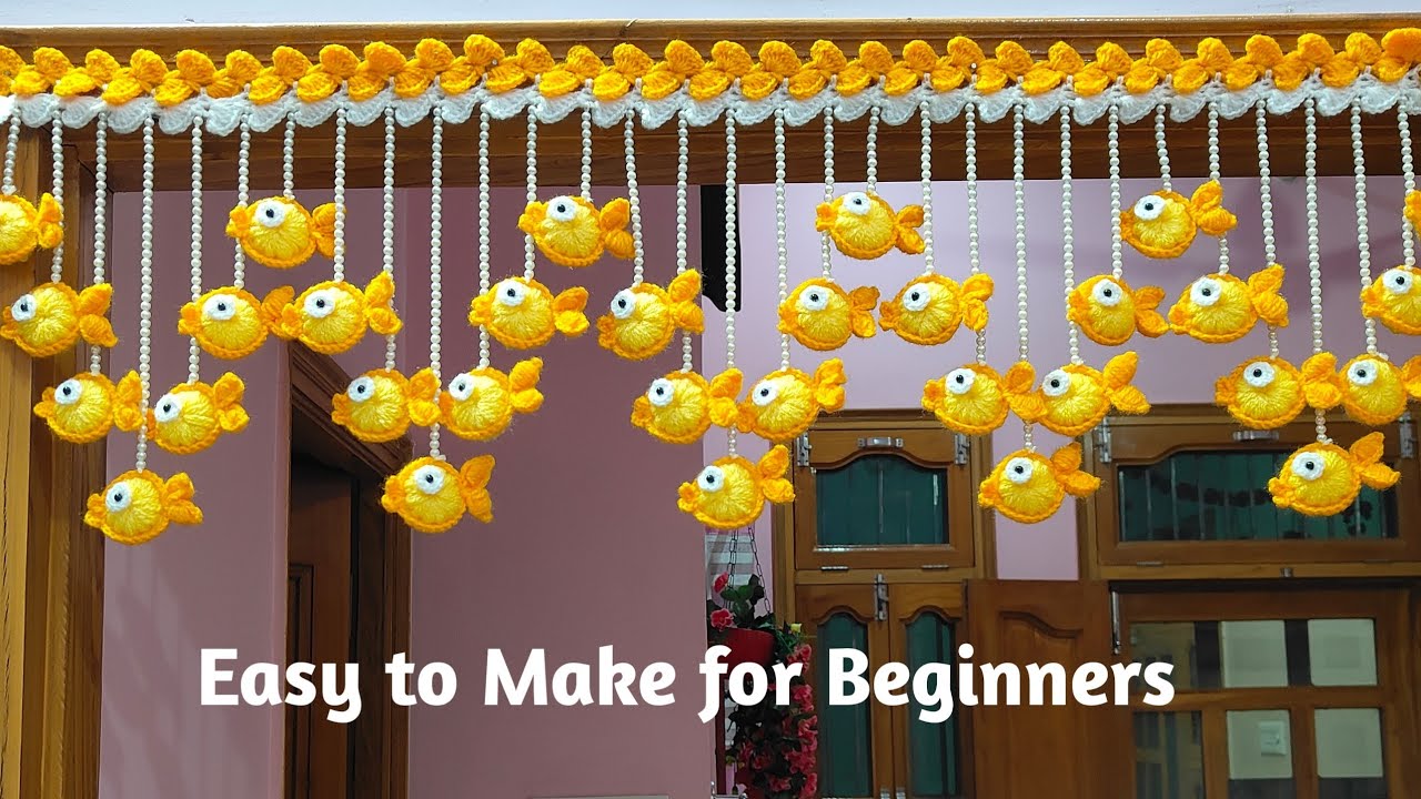 New Design Toran 💫 Door Hanging Toran 💯 Easy to Make for Beginners/Bandhanwar/Gate parda 