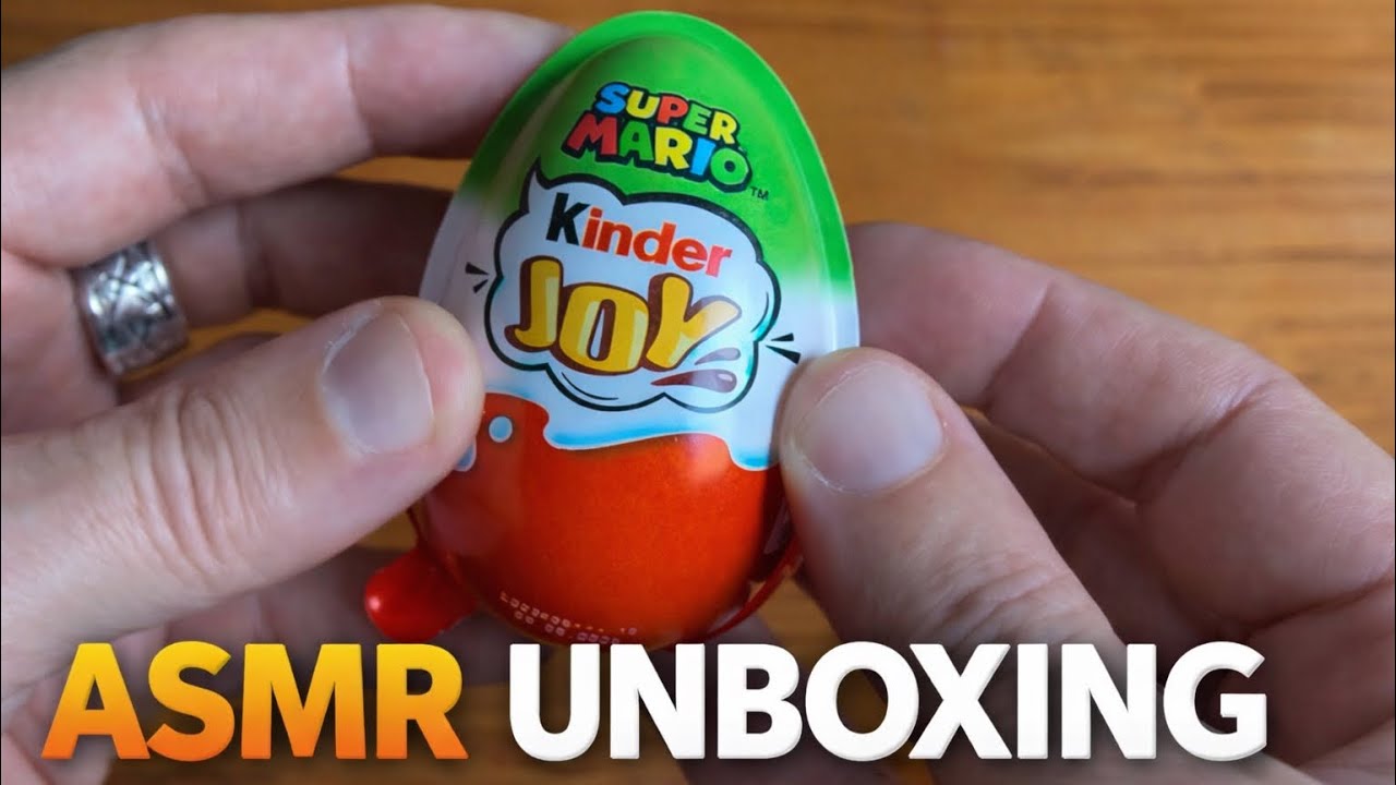 ASMR UNBOXIND KINDER JOY SUPER MARIO #1