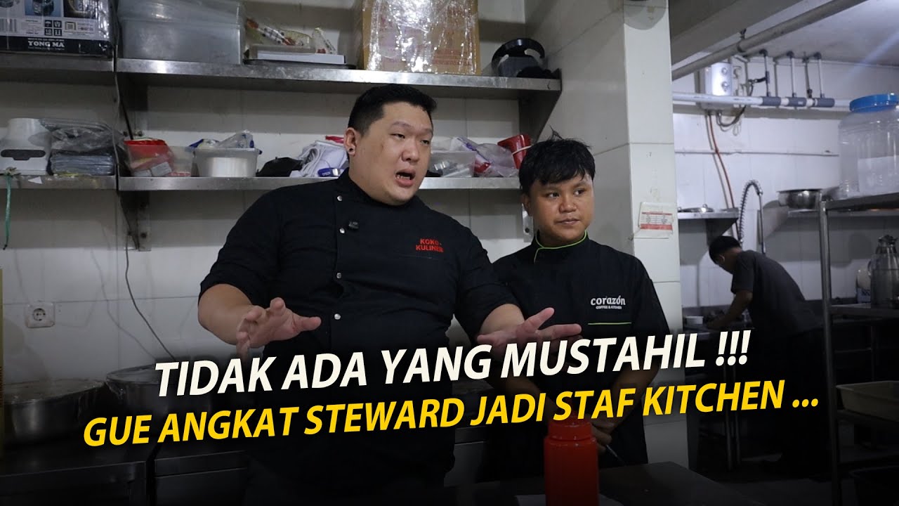 DARI TUKANG CUCI PIRING SEKARANG JADI FOOD CHECKER !!! RIPKI GESER DULU...