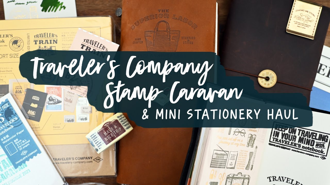 Караван почтовых марок Traveler's Company | Мини-перевозка канцелярских товаров | The Superior Labor