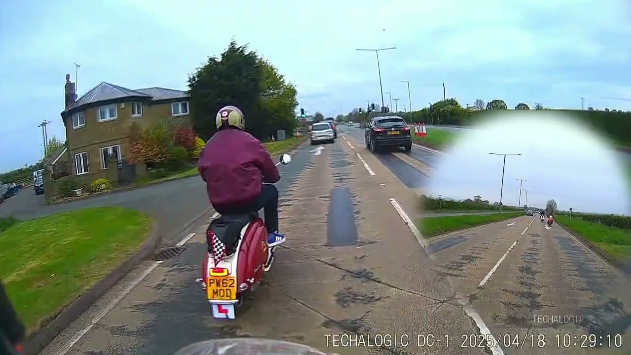 DENBIGHSHIRE / FLINTSHIRE  SCOOTER CLUB EASTER EGG RUNTO GLAN CLWYD HOSPITAL LAMBRETTA VESPA...