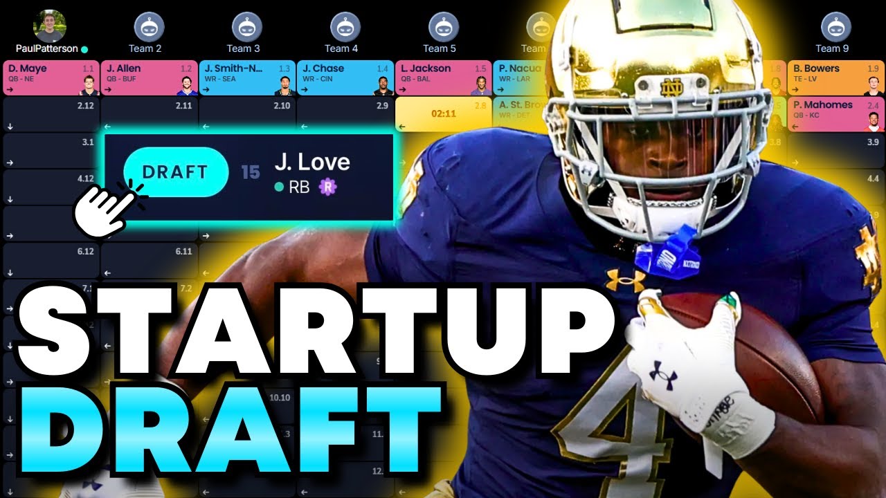 2026 Dynasty Startup Mock Draft (with Rookies!)