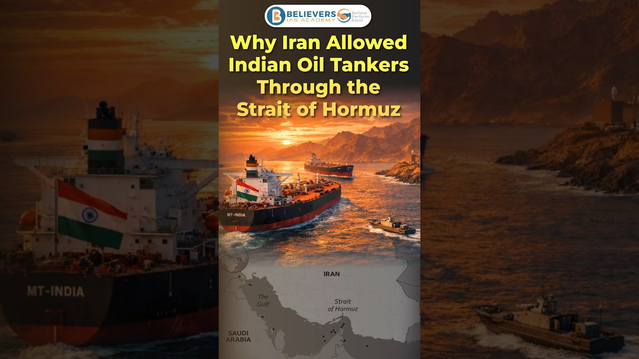 Why Iran Allowed Indian Oil Tankers Through the Strait of Hormuz #iran #india
