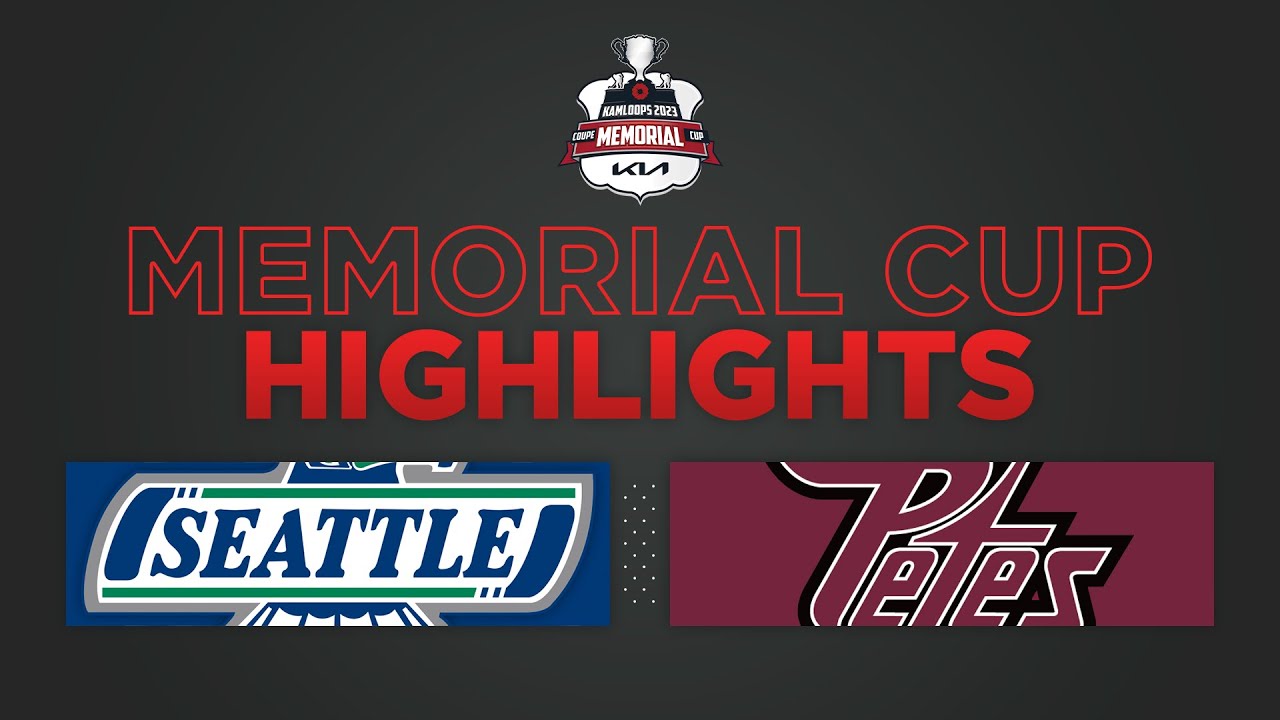 Memorial Cup Highlights: Thunderbirds (4) vs. Petes (1) - June 2, 2023