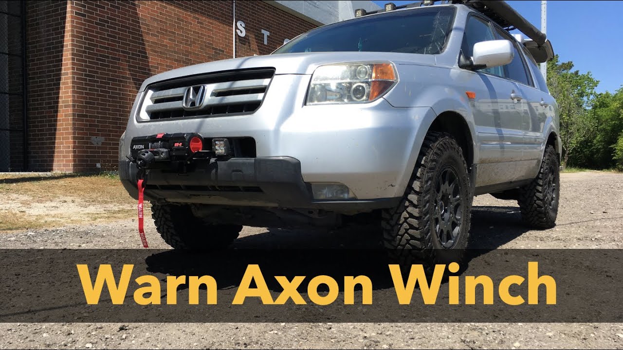 Лебедка Warn Axon 55-S с креплением на фаркоп (тяговое усилие 11 000 фунтов!) Очень портативная