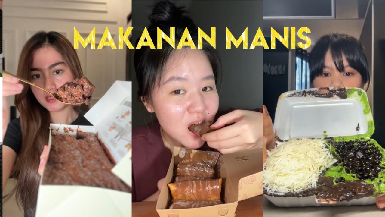 KOMPILASI ASMR MAKANAN SERBA MANIS🤩😋