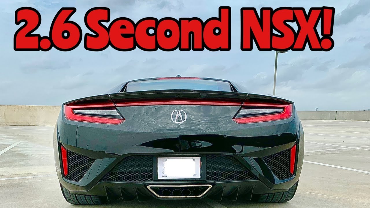 Tuned 2017 Acura NSX Does 2.6 Second 0-60 mph Time
