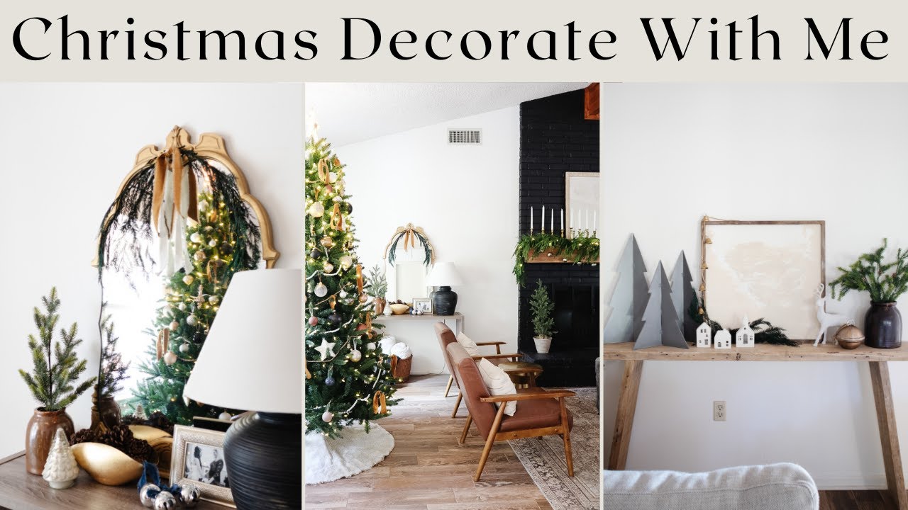 High End Christmas Decorate with Me // How to Decorate Christmas Tree