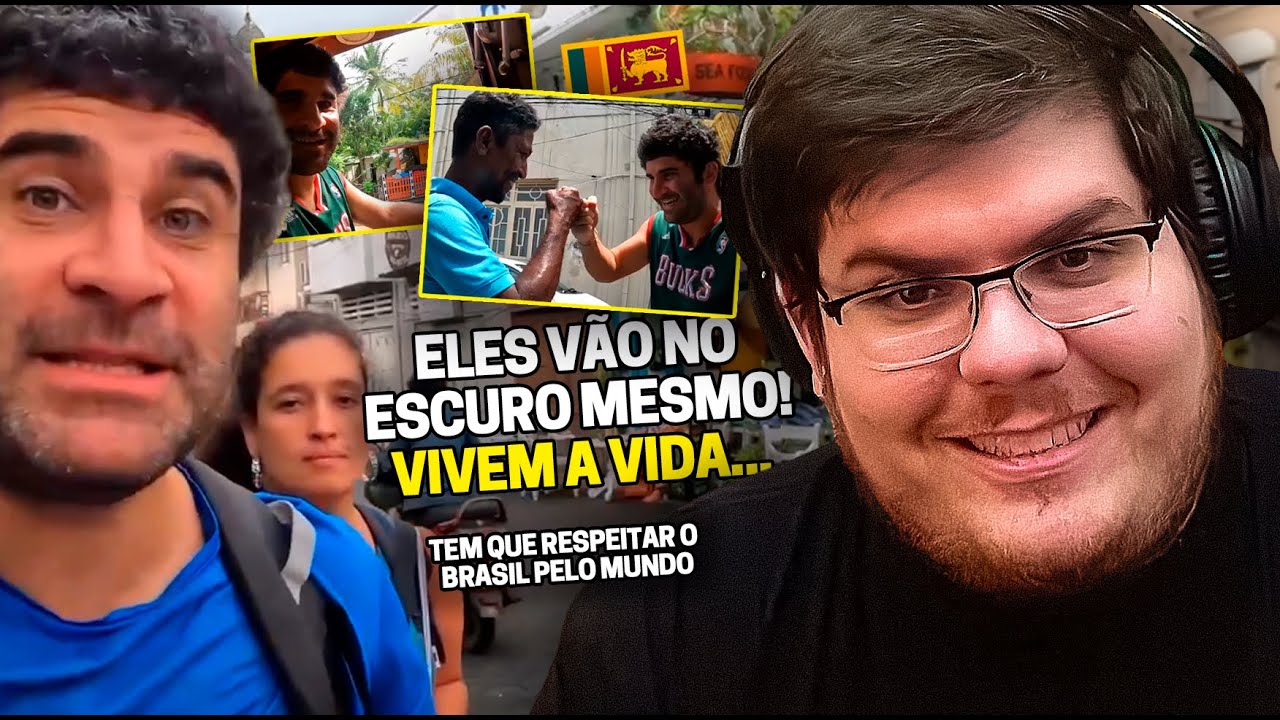 CASIMIRO REAGE: ELES CHEGARAM NO SIRI LANKA - MUNDO SEM FIM | Cortes do Casimito