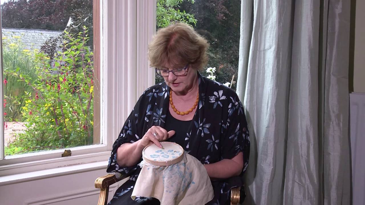 The Crewel Work Company - Satin Stitch Demo