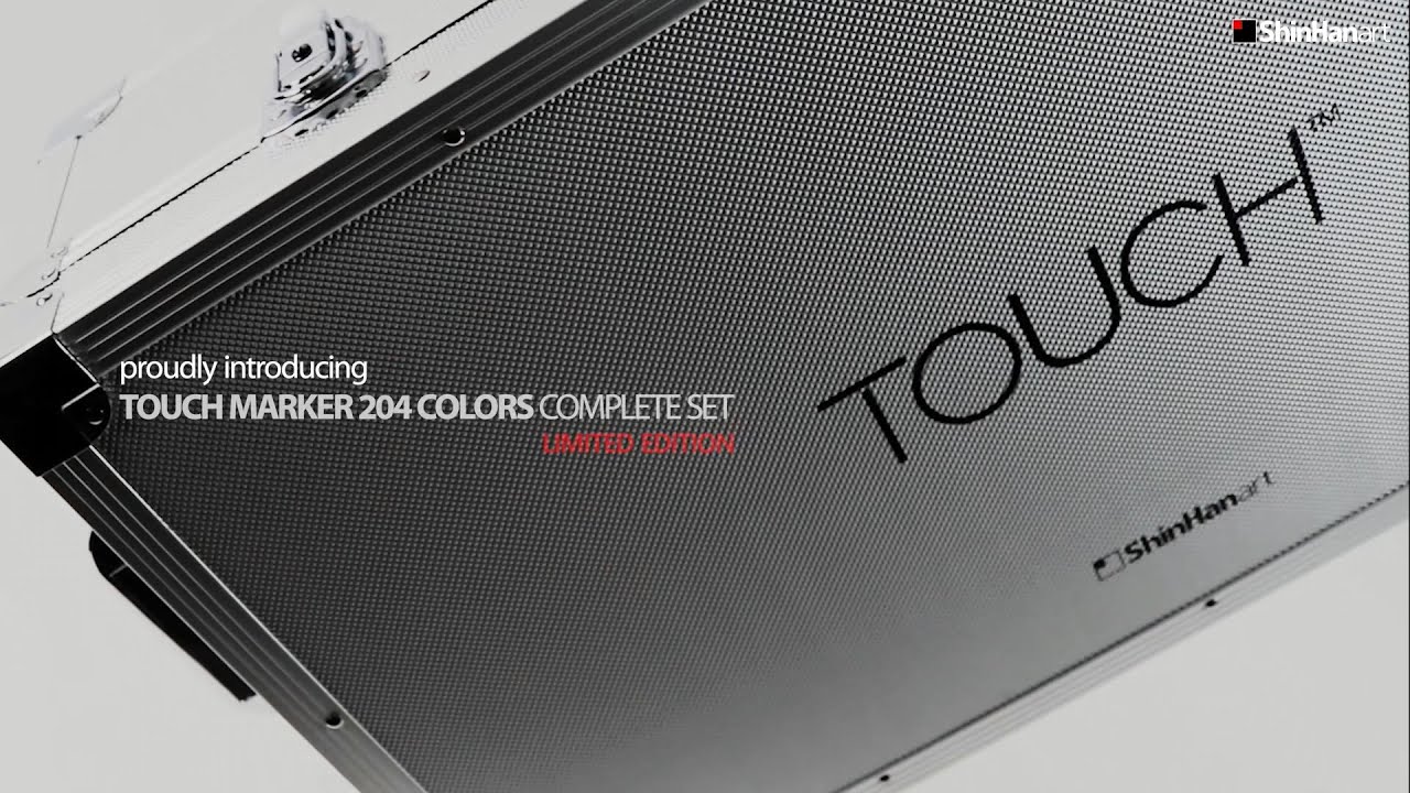 TOUCH&trade; Twin Marker 204 Colors Complete Set - Aluminum Limited Edition | UPS Official Film