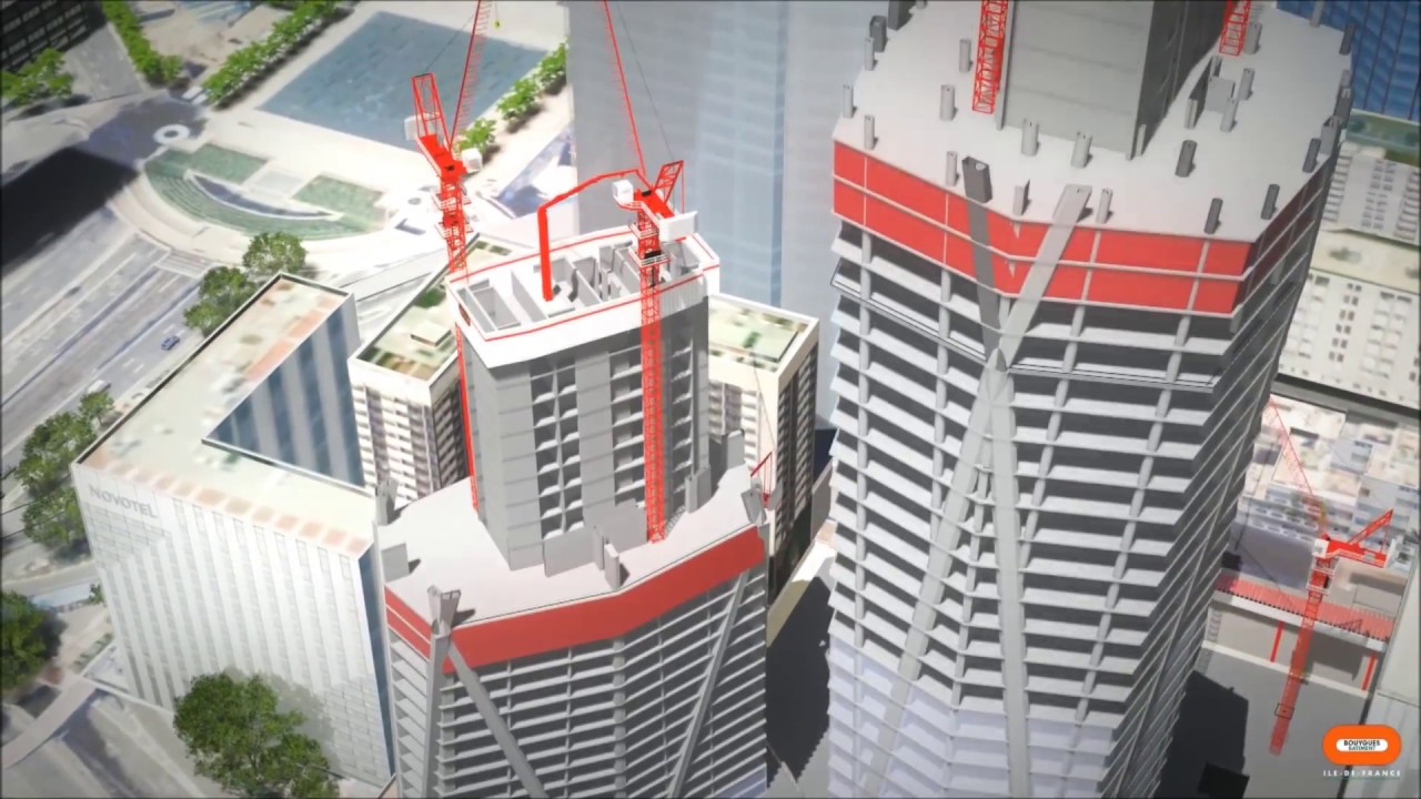 HERMITAGE PLAZA Phasage du Futur Chantier par Bouygues