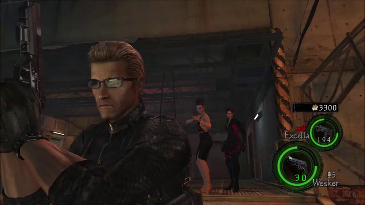 Resident Evil 5 Gold Edition [PC] - Desperate Escape - Wesker/Excella/Jill Gameplay [Professional]