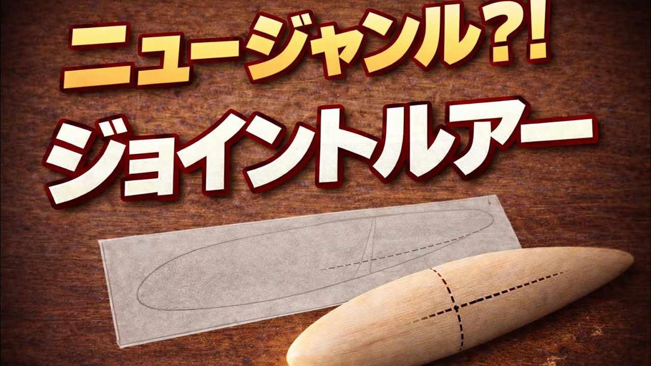 【ニュージャンル？！】ゼロから挑むジョイントルアー｜未体験の設計でウッドから製作開始【New Genre?!】Starting a Handmade Jointed Lure from Scratch