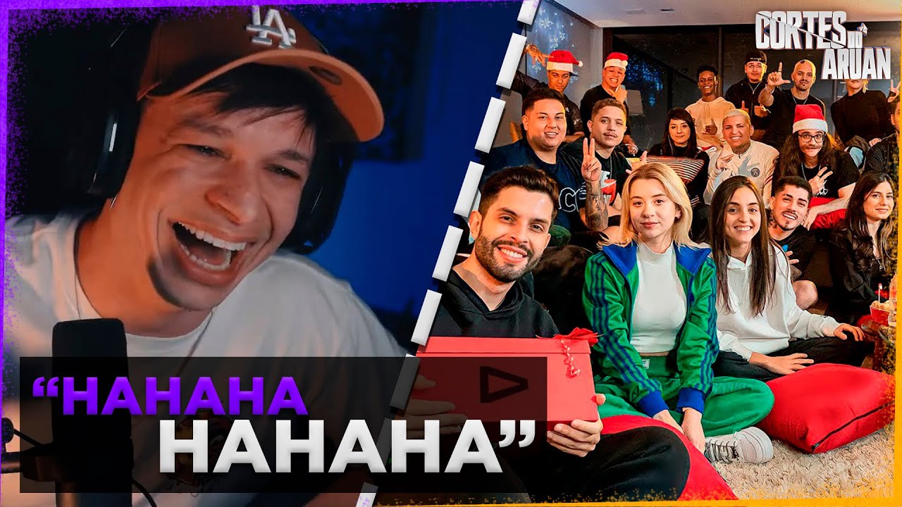 ARUAN REAGE A O AMIGO SECRETO DA LOUD 2022!! (LOUD) - Cortes do Aruan