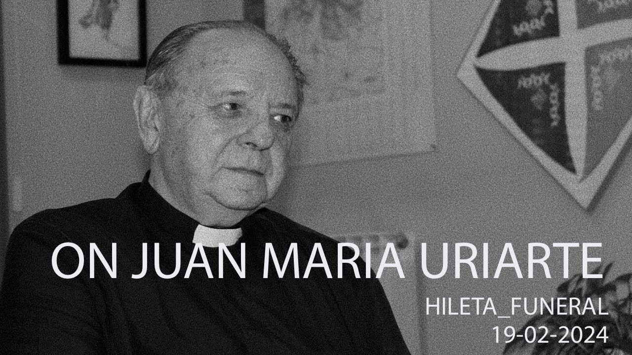 Funeral de monseñor Juan María Uriarte, obispo emérito de San Sebastián
