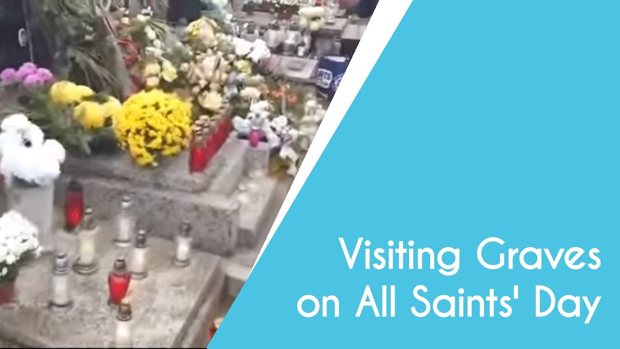 Visiting Graves on All Saints' Day