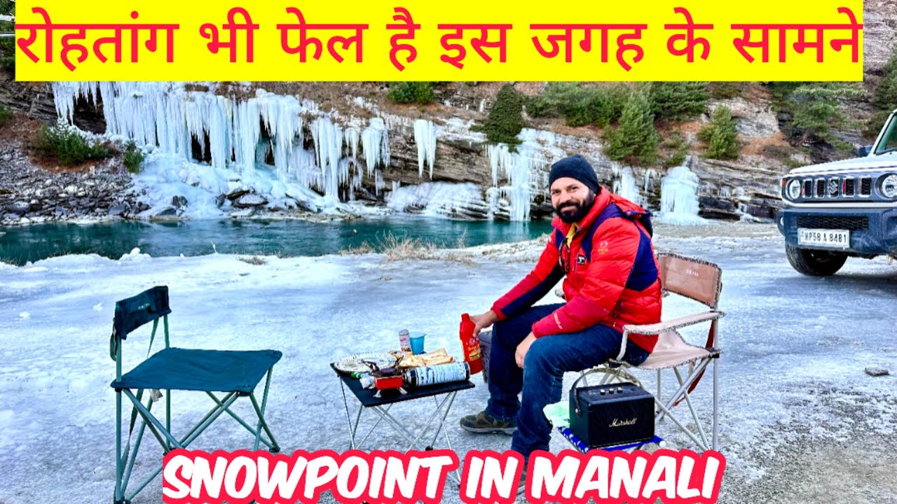 Manali to Jispa And Sissu via Atal Tunnel Roads Today I मनाली के आसपास बर्फ और सुकून वाली जगह