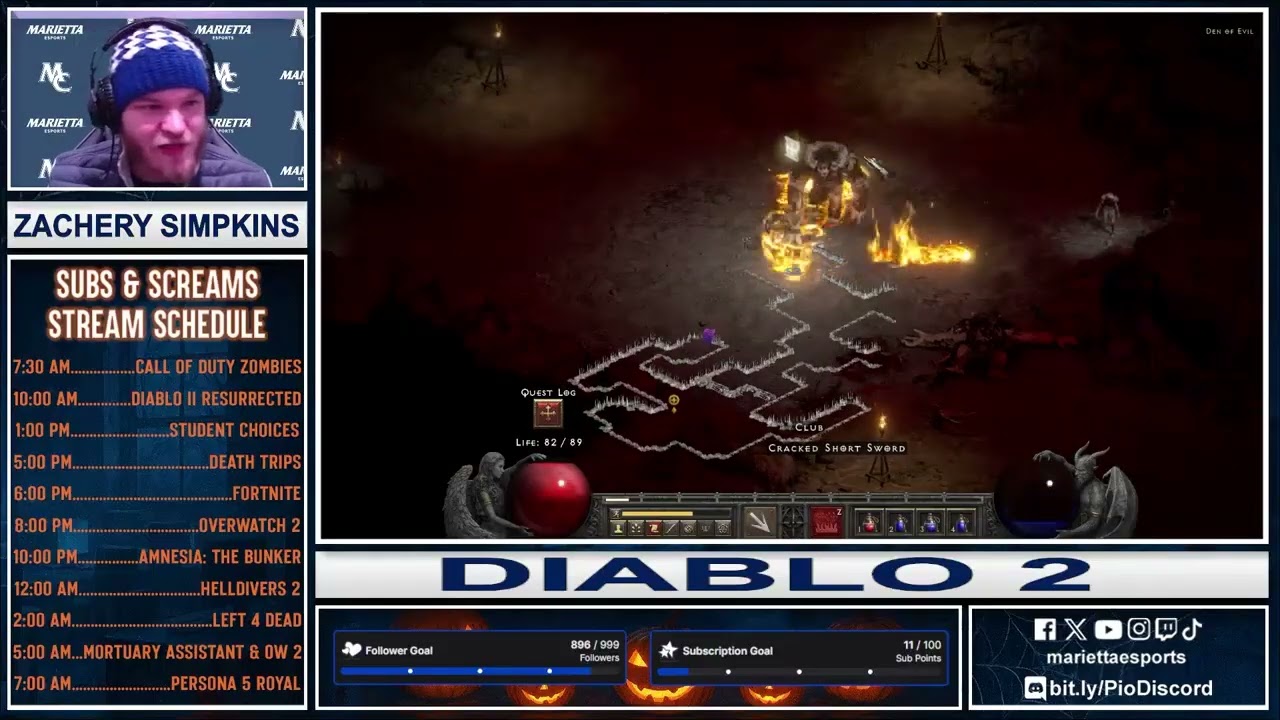 Subs and Screams Marathon 2025: Diablo II: Resurrected