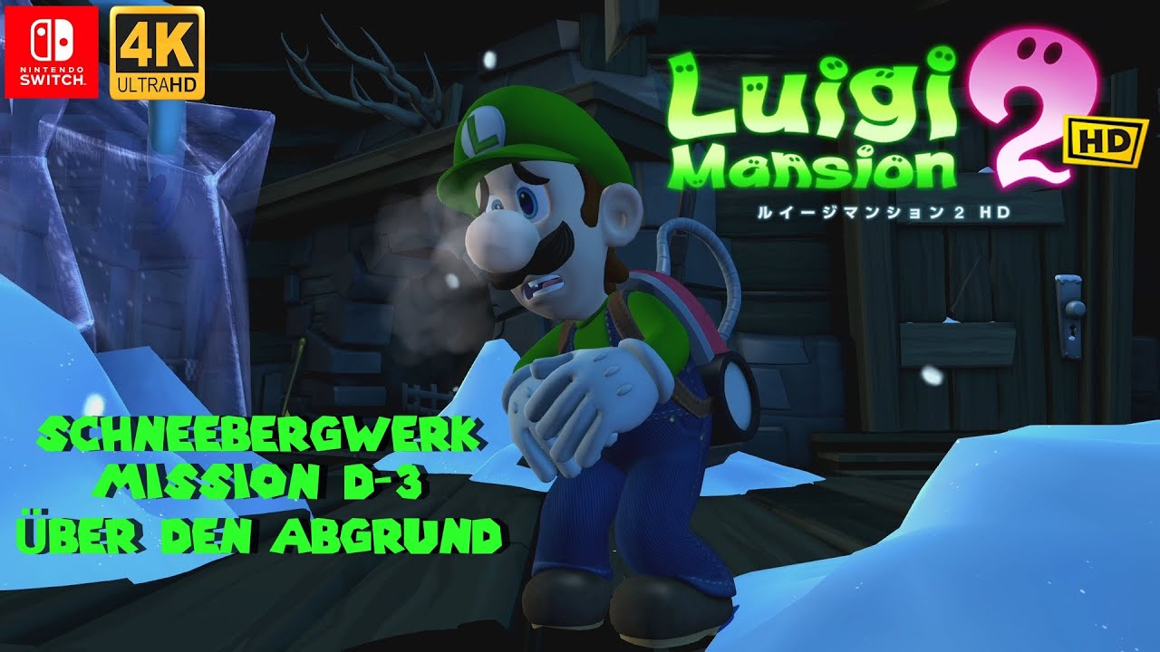 LUIGIS MANSION 2 HD 👻: Schneebergwerk ⛄ D-3: Über den Abgrund 🚡 Alle Juwelen💎und BuuHuus!👻