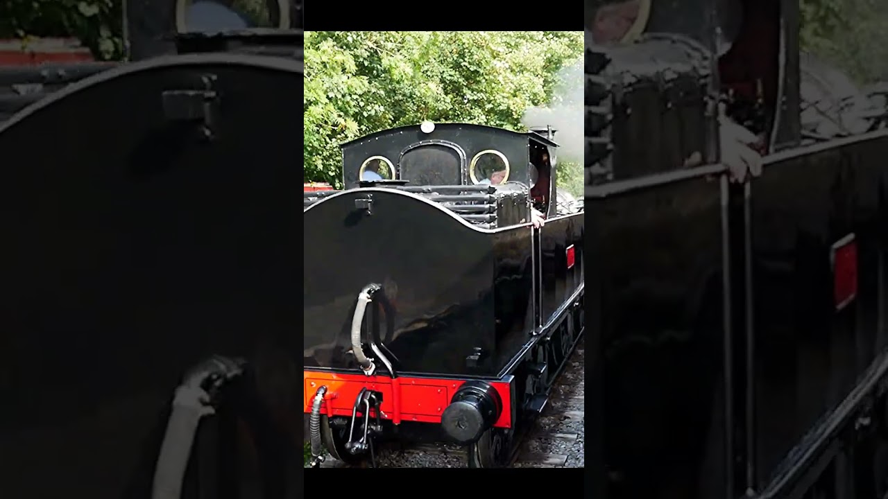 LNWR 0-6-2T Coal Tank 1054 @ Matlock Riverside on Peak Rail, 9/8/25 #steam #preserved #loco