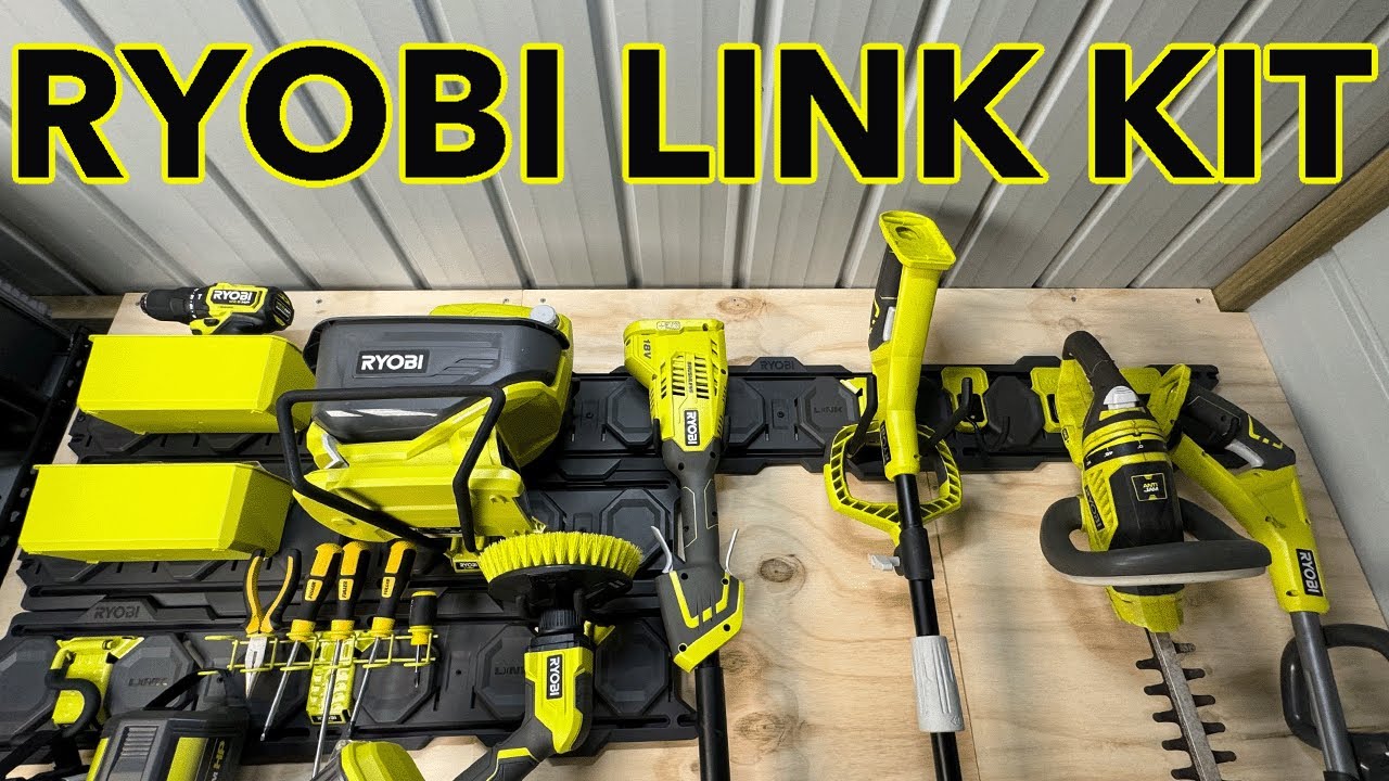 Идеальная система организации пространства в сарае и гараже | Ryobi LINK
