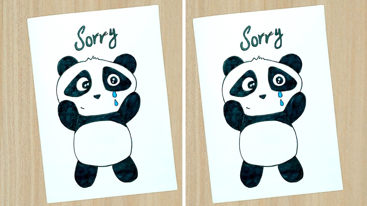 Sorry Card Tutorial // Sorry Card //How to Make Sorry Card For Best Friend // Apologize Card