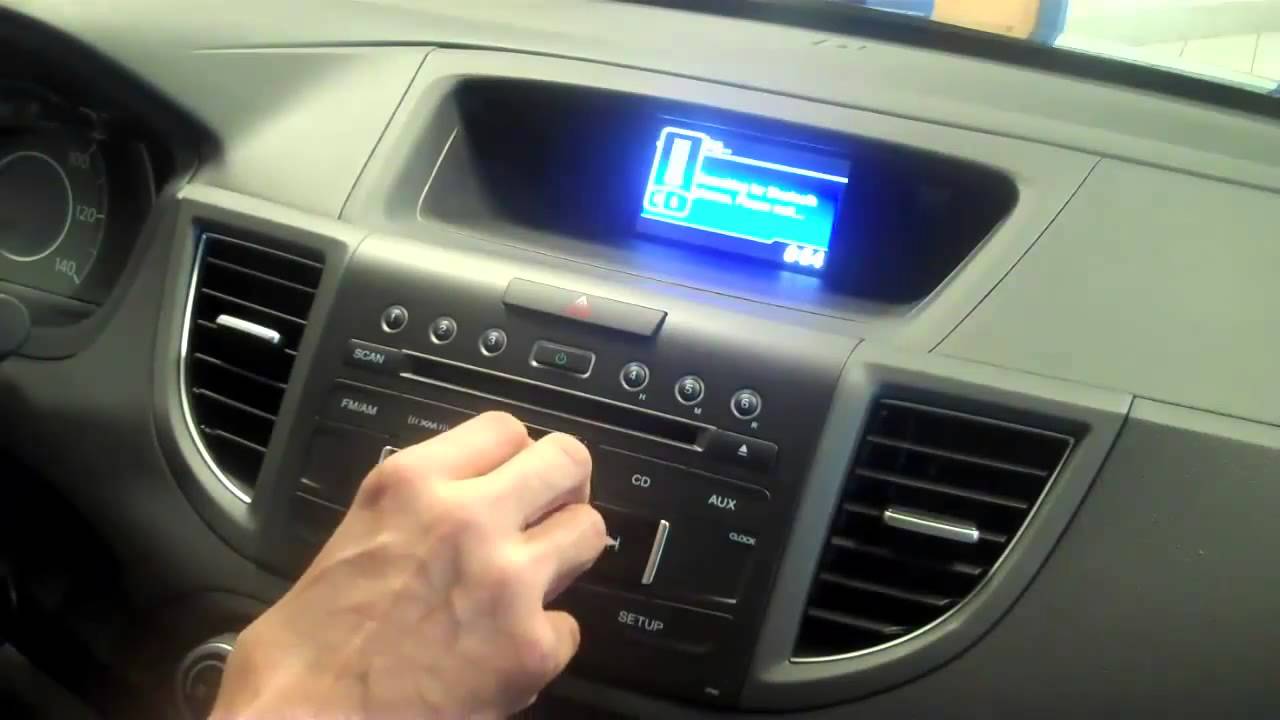 Honda Highlight How to connect your phone with bluetooth paring on the 2014 CR V