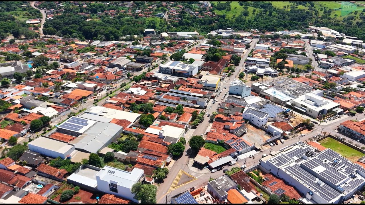 CIDADE DE CERES GO VISTA DE CIMA - VGSTV!!
