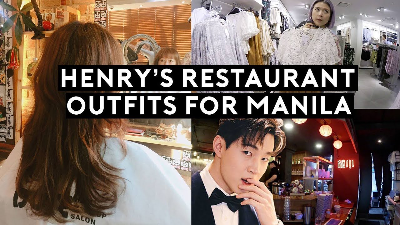Shopping Outfits for Manila, Visit to Henry Lau’s Restaurant (Xiao Zhan)!! | DTV #109