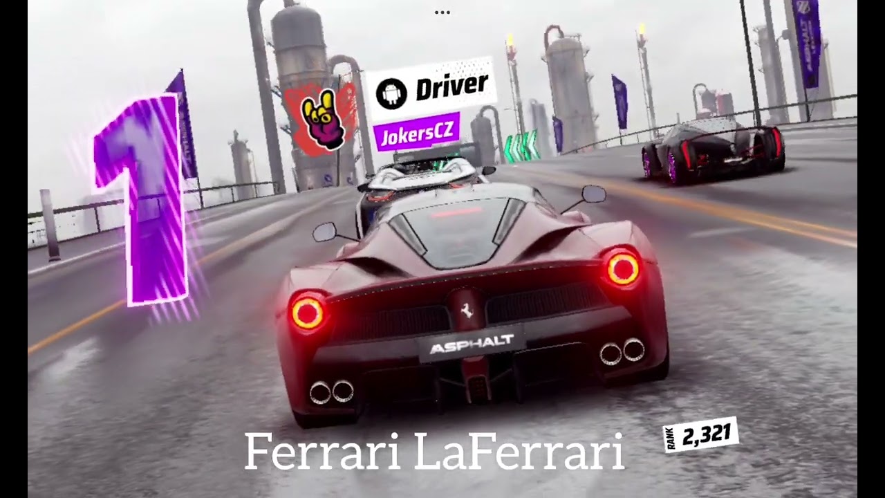 Asphalt Legends Unite, test 3 dalších nových vozů.