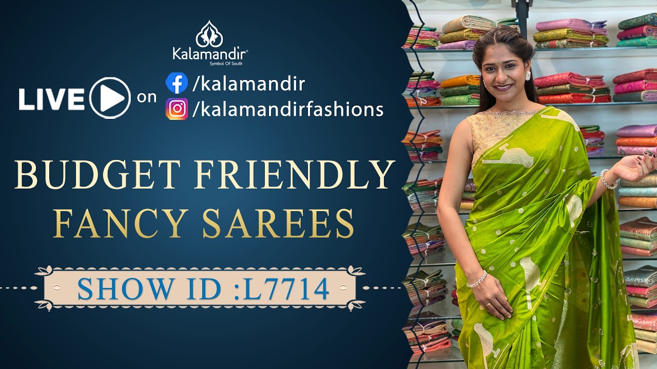 Budget Friendly Fancy Sarees - Offer Price | WhatsApp Number 9852 9852 99 | Kalamandir Sarees LIVE