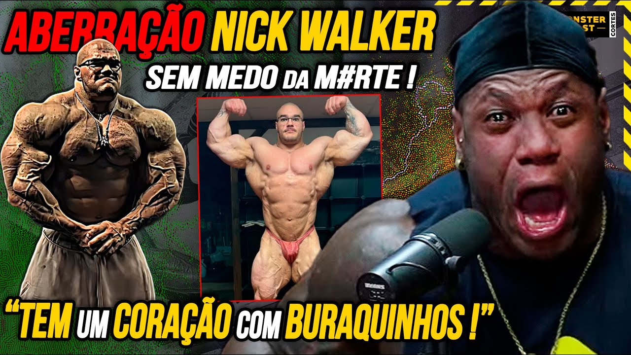 NICK WALKER ATUALIZA MAIOR E MAIS SECO A CADA DIA! NO MODO PSICOPATA PARA O OLYMPIA! | ADAM & CARLÃO