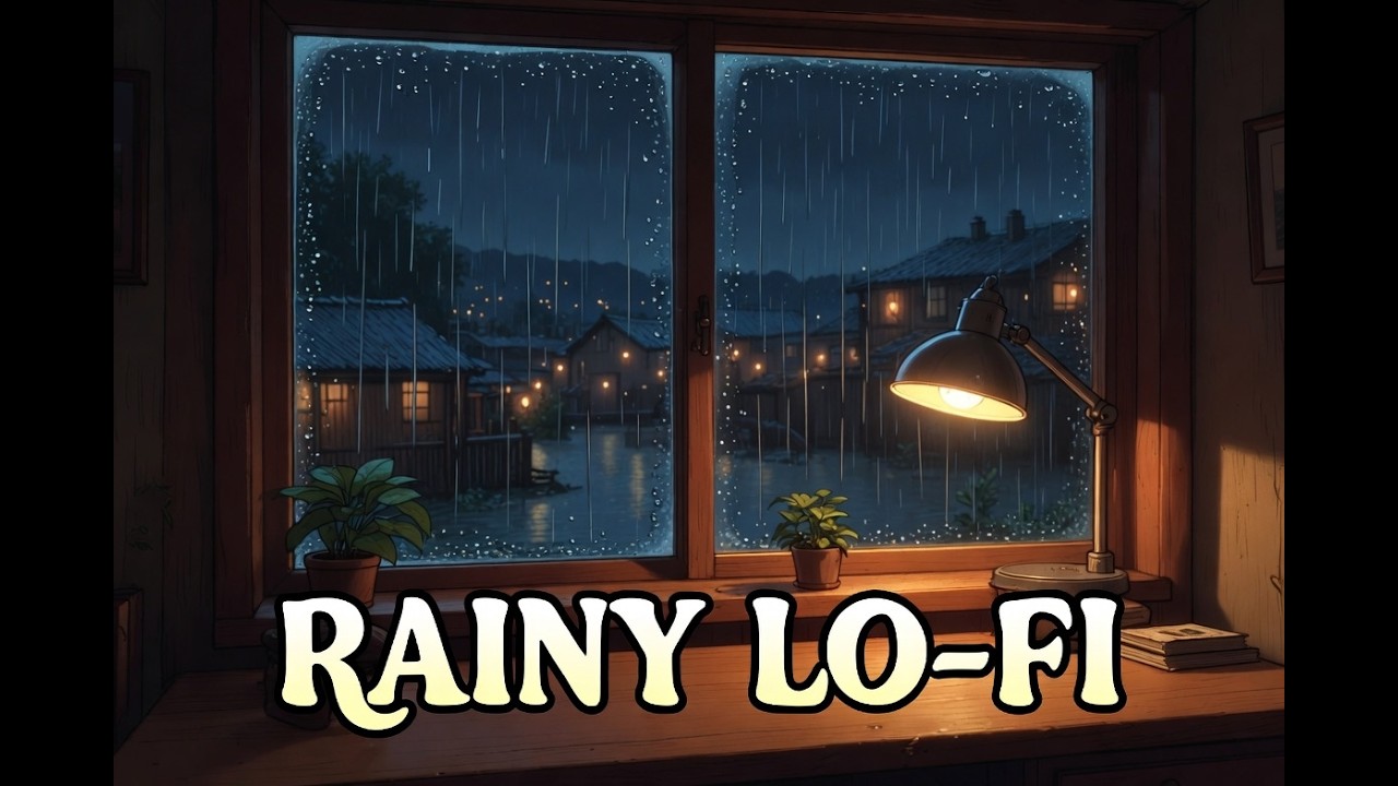 Rainy Lo-Fi 🌧️ Cozy Beats to Study, Relax & Sleep To | Deep Chill Mix