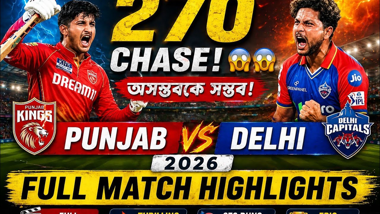 WORLD RECORD CHASE 🚨 265 Runs! 😱 | KL Rahul 150 🔥 | DC vs PBKS Thriller