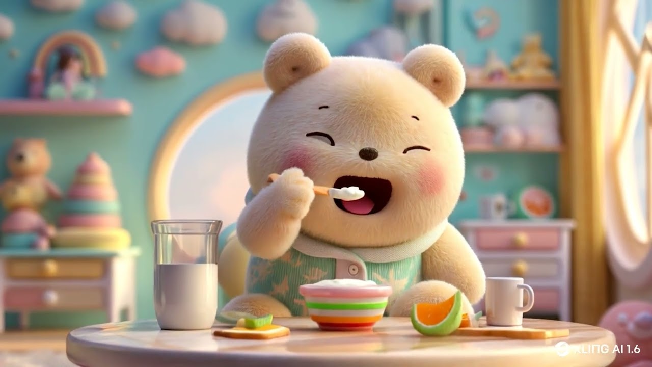 Let&rsquo;s Start the Day! | Morning Routine Song for Kids with Toby the Bear 🧸 | Brush, Dress & Play