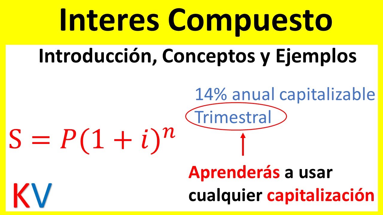 💲Como CALCULAR el Interes COMPUESTO en matemática financiera