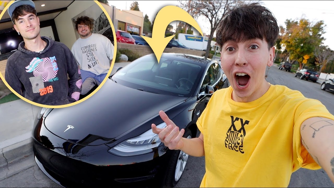 I BOUGHT A TESLA!! (+ My Friends Reactions)
