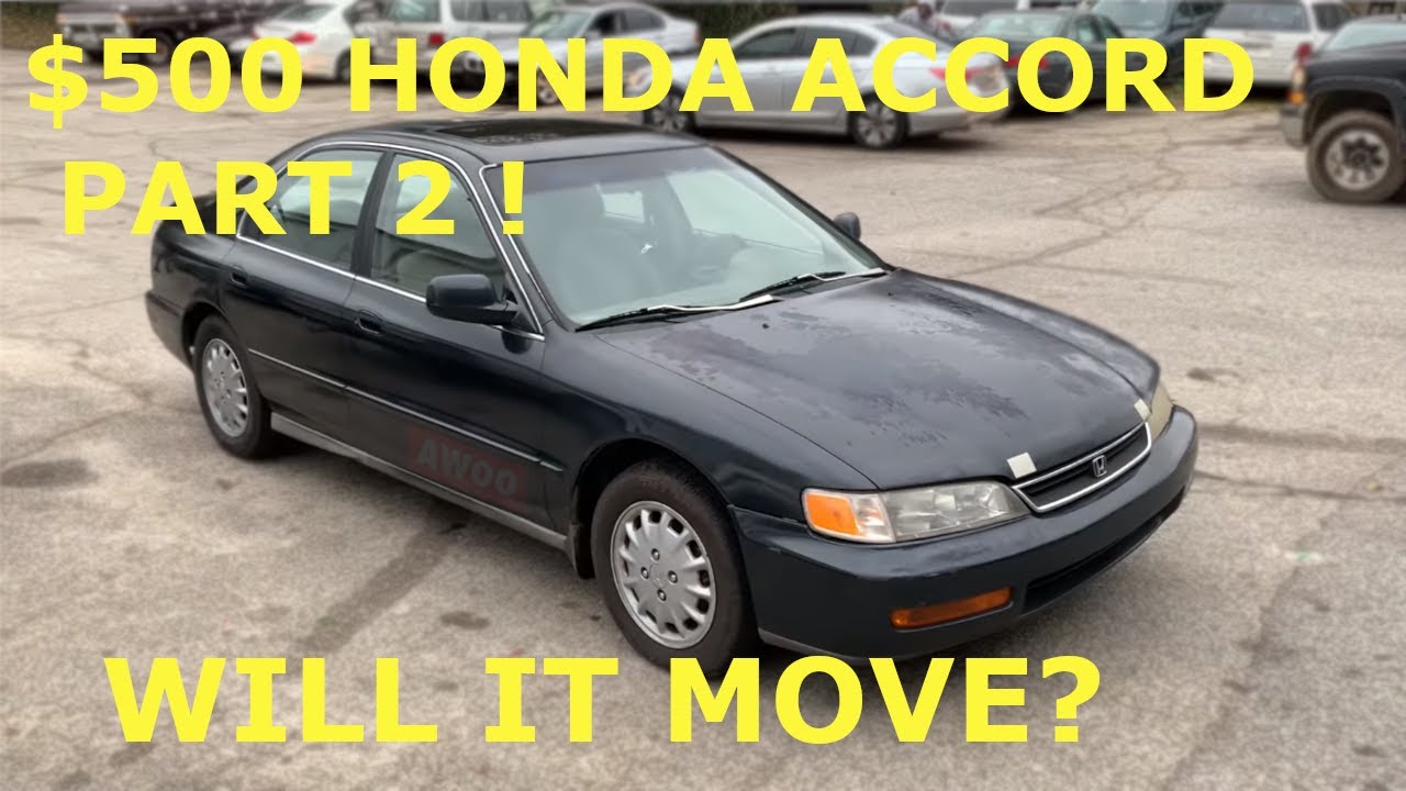 SAVED! 1997 Accord Part Two