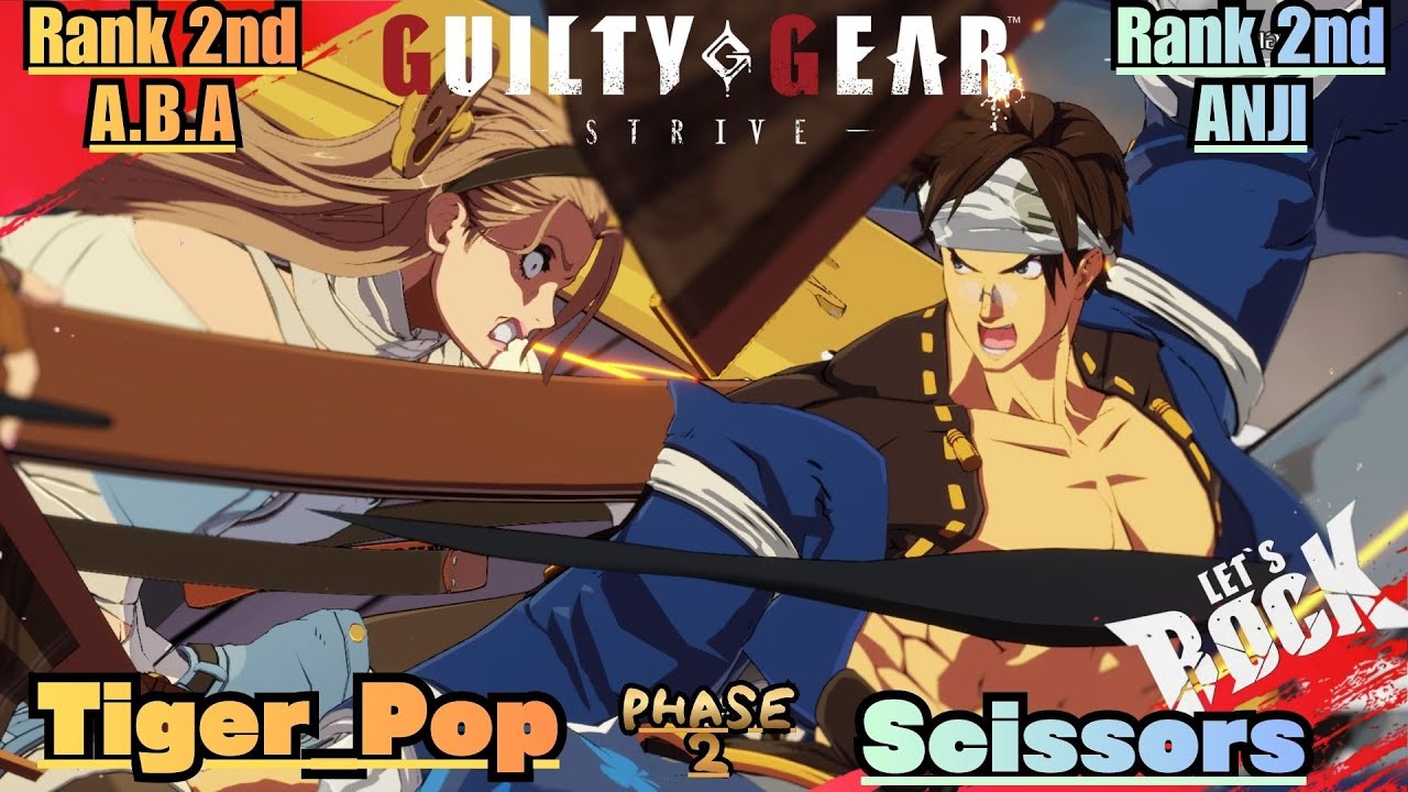 GGST➤Rank 1st ANJI / 闇慈 [ OoeyGooeyShewySn ] vs Rank 2nd ANJI / 闇慈 [ Scissors ] Guilty Gear Strive
