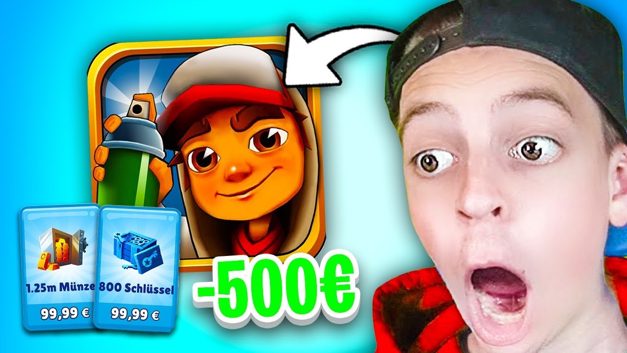 Mein kleiner Bruder MAX TESTET DAS ERSTE MAL SUBWAY SURFERS! 🤑😱 (-400€)