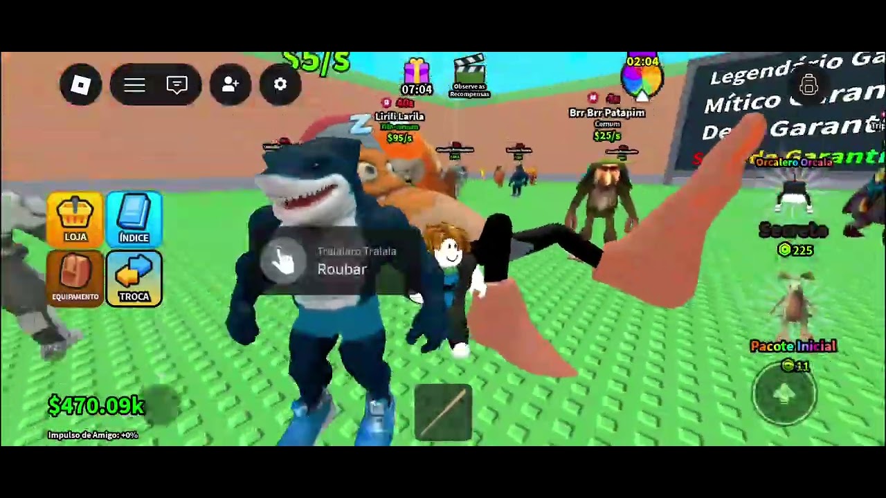 Jogando não acordar os brainrots 