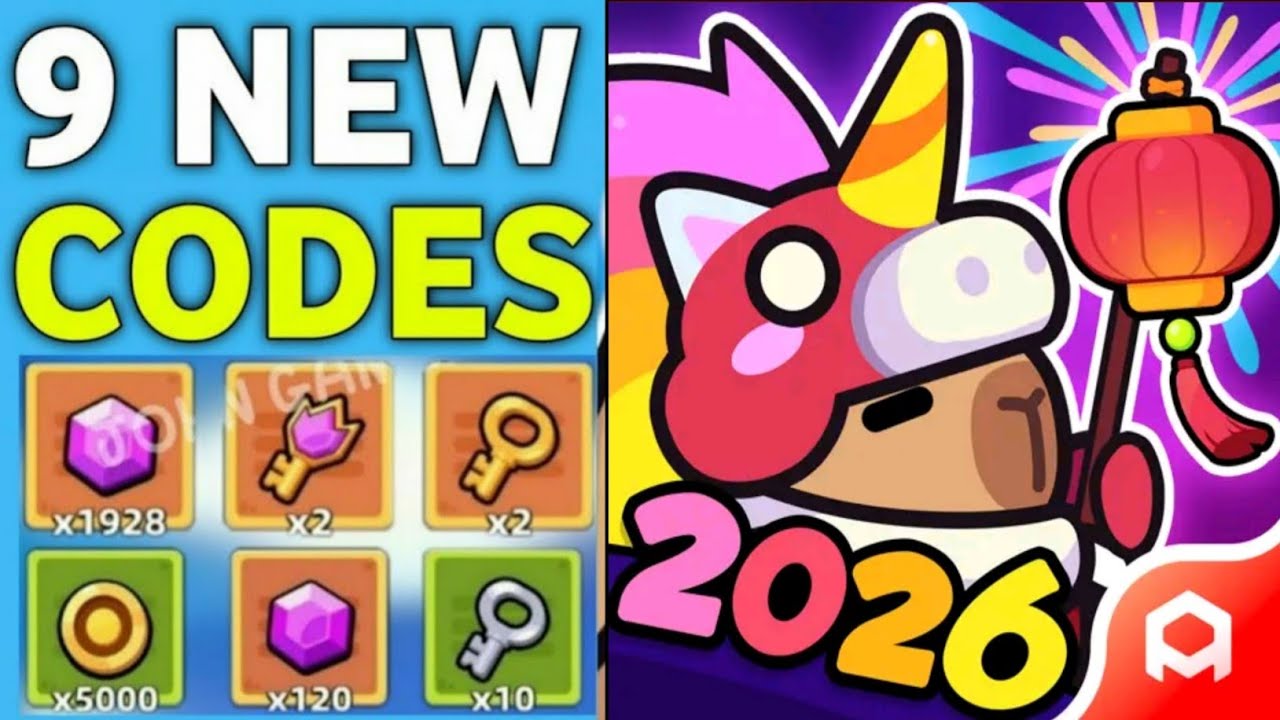 Capybara Go Gift Codes 2026 - Capybara Go Codes 2026 | How to redeem code & Gameplay 