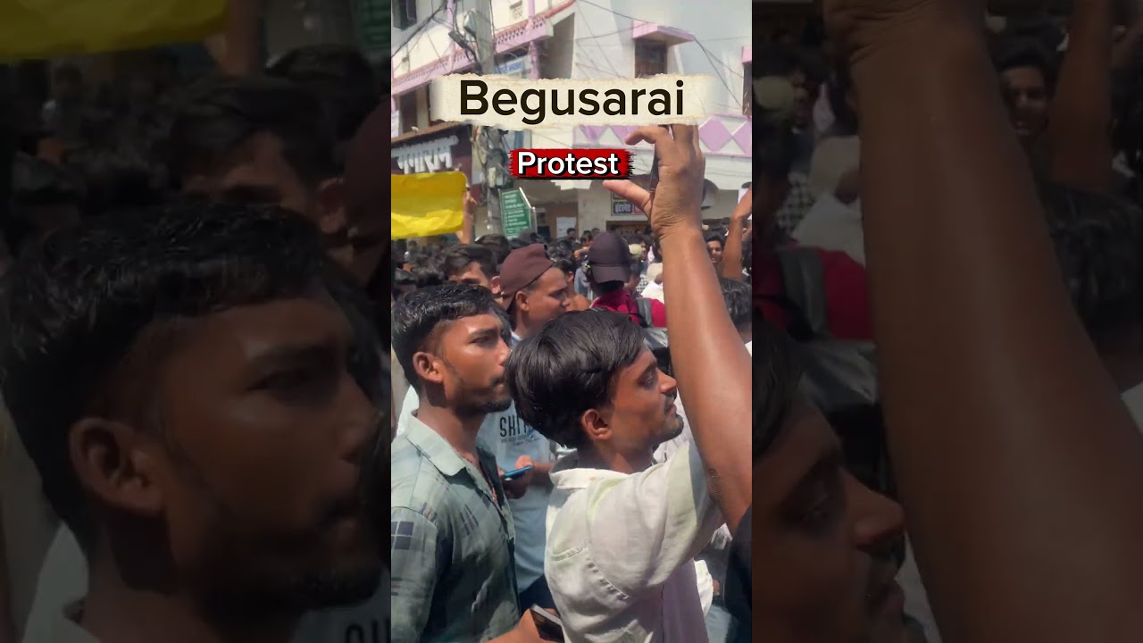 Begusarai me Students Protest | #begusarai #bihar #cjp #jantarmantar #shorts