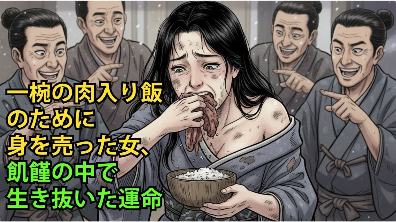 一椀の肉入り飯のために身を売った女、飢饉の中で生き抜いた運命| 野談 | 伝説 | 昔話 | 説話 | 民話