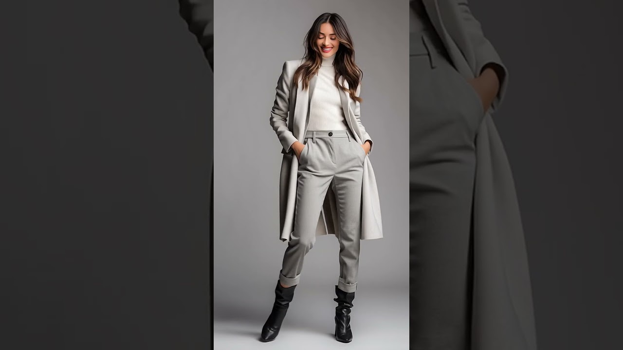 Ivory Authority – A Study in Winter Neutrals | Portrait of Calm Strength
