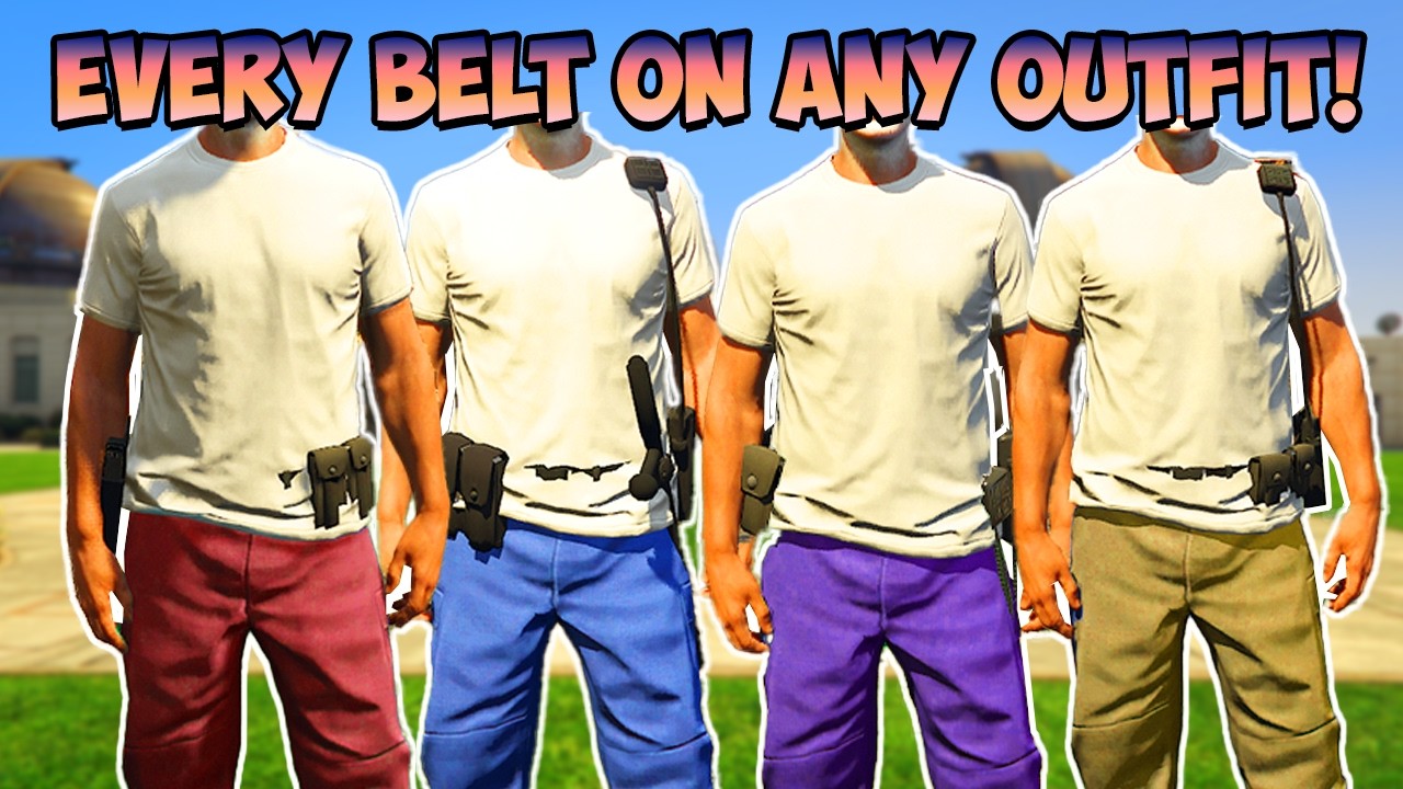 *NEW* How To Get EVERY BELT On Any Outfit Glitch In GTA 5 Online 1.72 (GTA 5 Clothing Glitches)