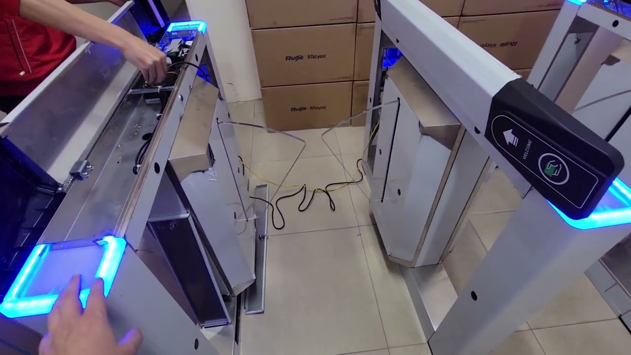 Review Flap Turnstile SH-33 2 làn - Dòng Cửa phân làn ứng dụng cho nhà máy , công xưởng