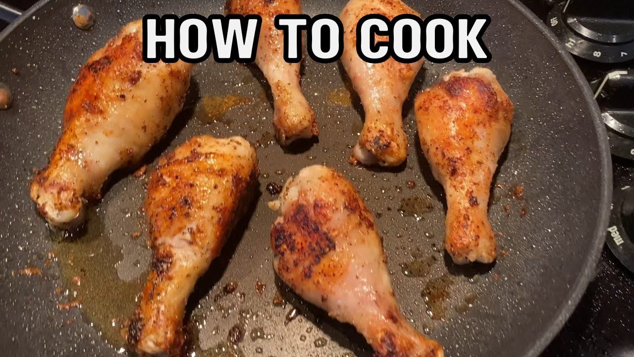 Pan Fried Chicken Drumsticks