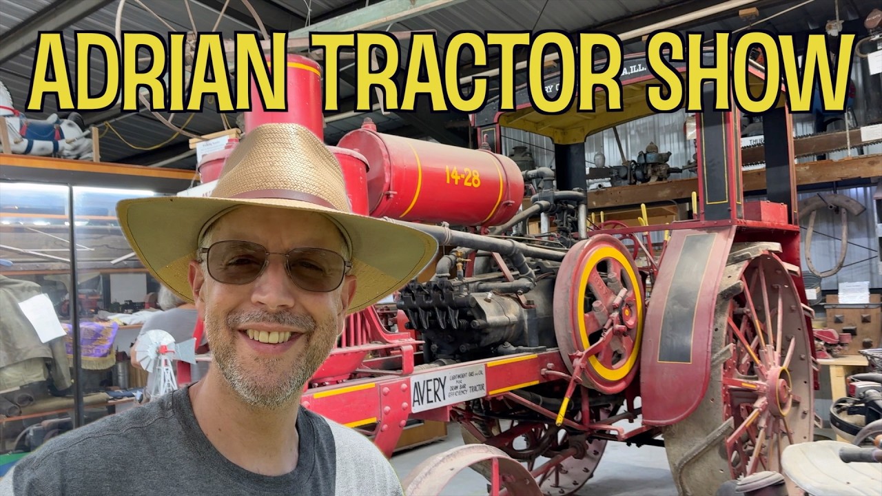 Adrian Steam & Gas Engine Show 2025 👍 Missouri Tractor Show - Tractor Parade and More!